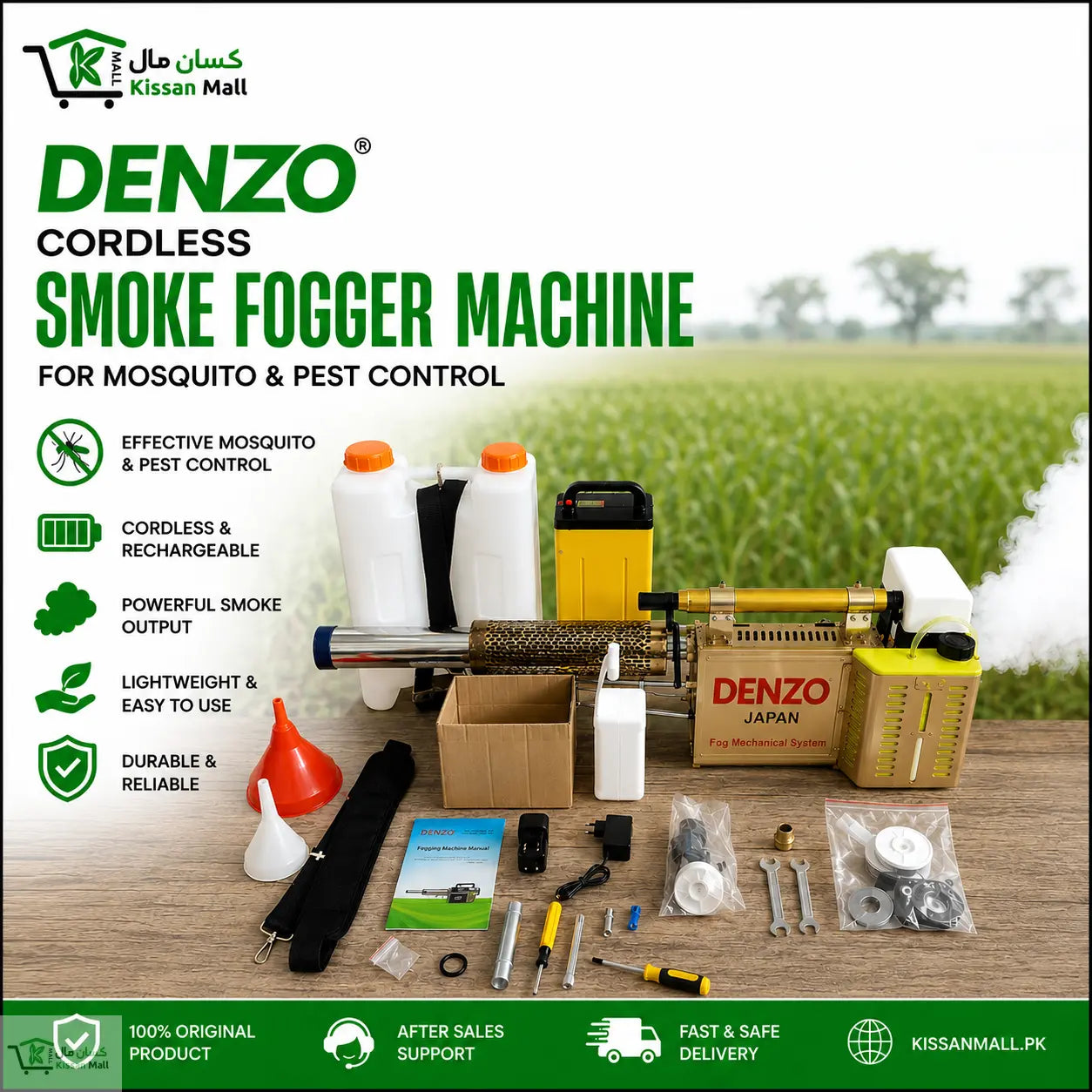 Denzo Cordless Smoke Fogger Machine for Mosquito & Pest Control Kissan Mall