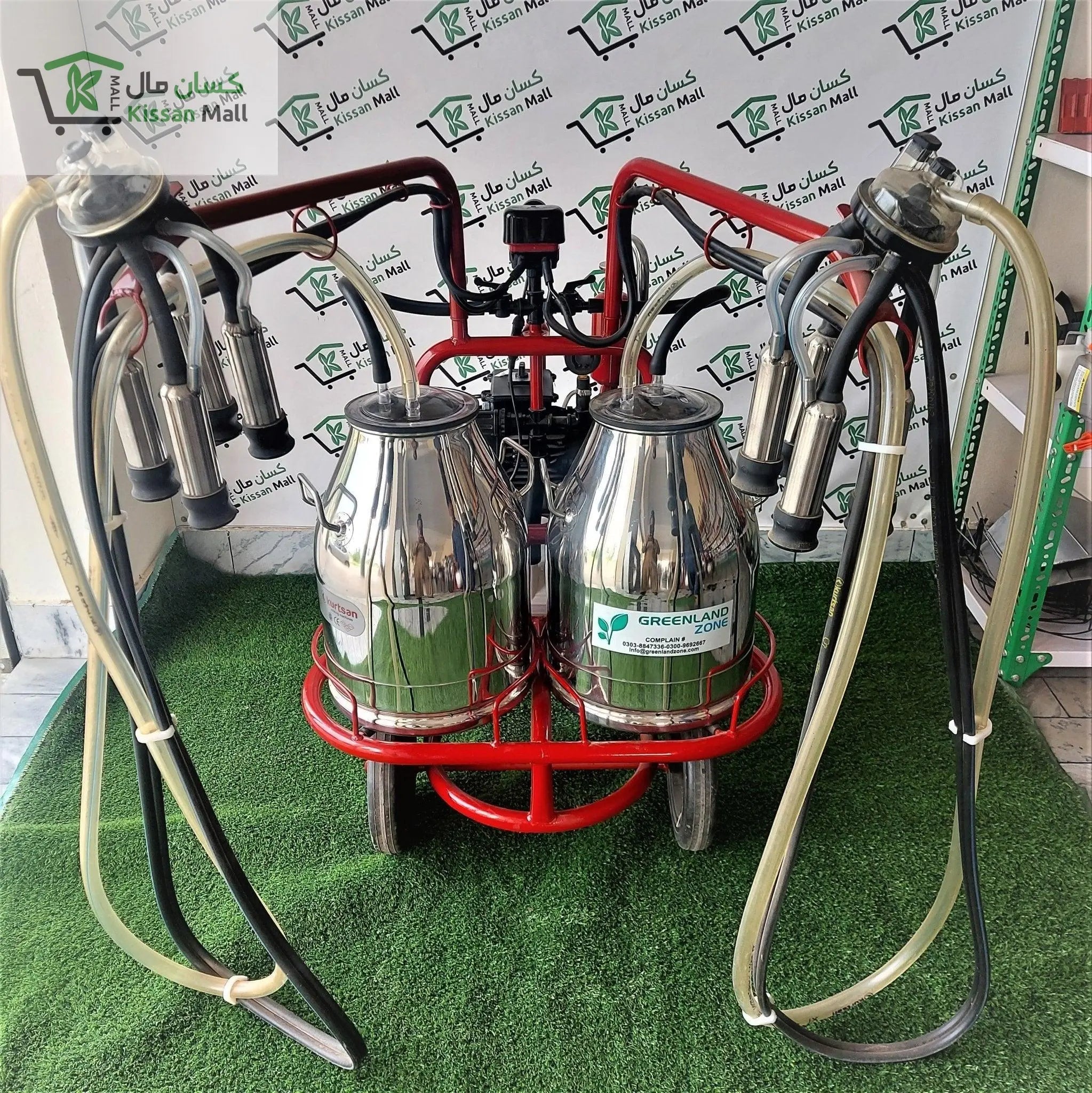 Milking Machine Double Bucket Double Cluster - Kissan Mall 