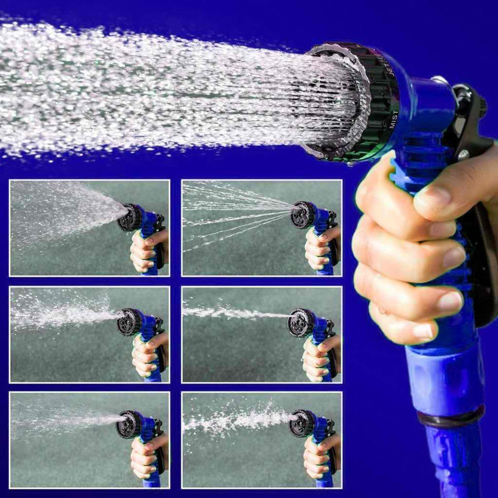 Magic Hose Pipe (100 ft) With 7 Spray Gun Functions - kissanmall.pk